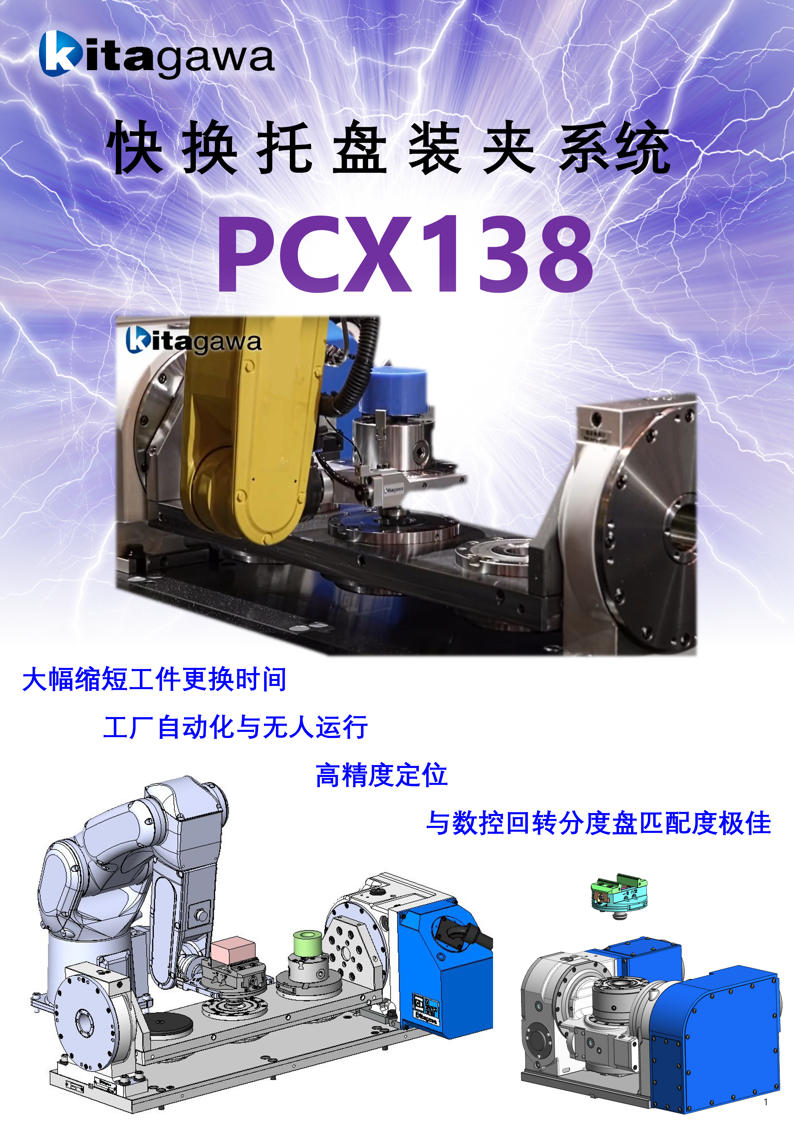 PCX138 快换托盘装夹系统