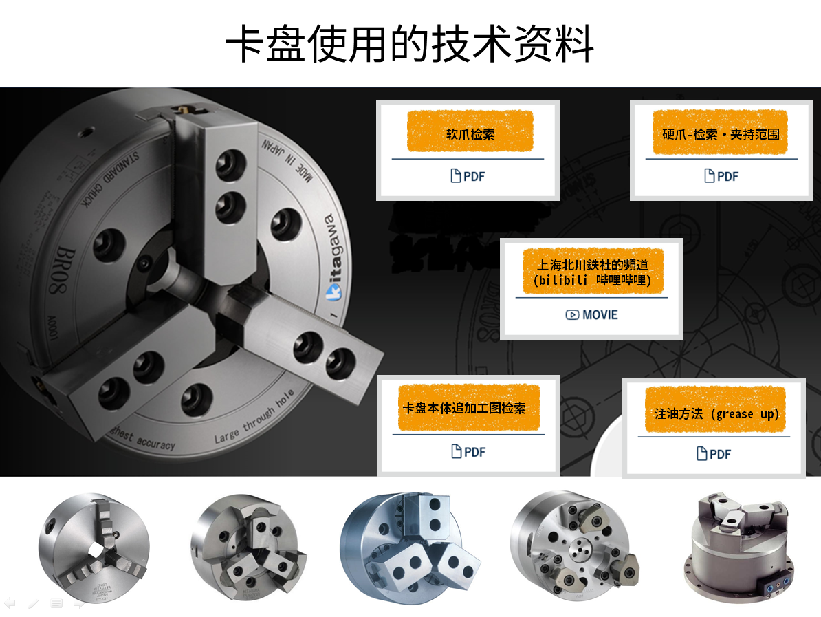 卡盘使用的技术资料